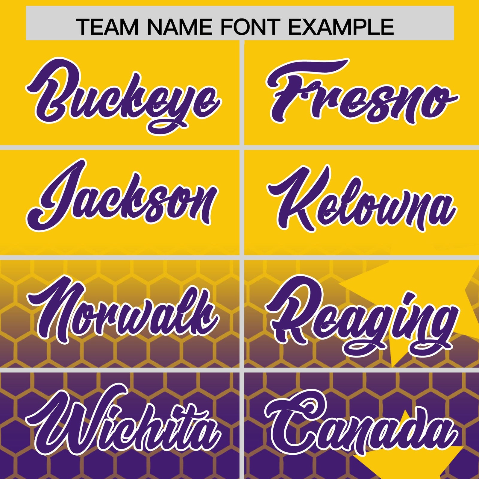 Custom Gold Purple White Rising Stars Series Gradient Fashion Baseball Jersey| KXKSHOP