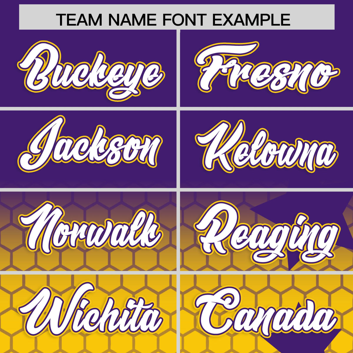 Custom Purple Gold White Rising Stars Series Gradient Fashion Baseball Jersey| KXKSHOP