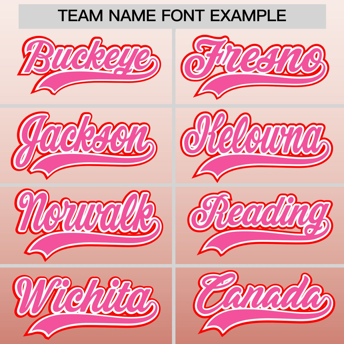 Custom pink Red Gradient Fashion Elastic Baseball Jersey| KXKSHOP