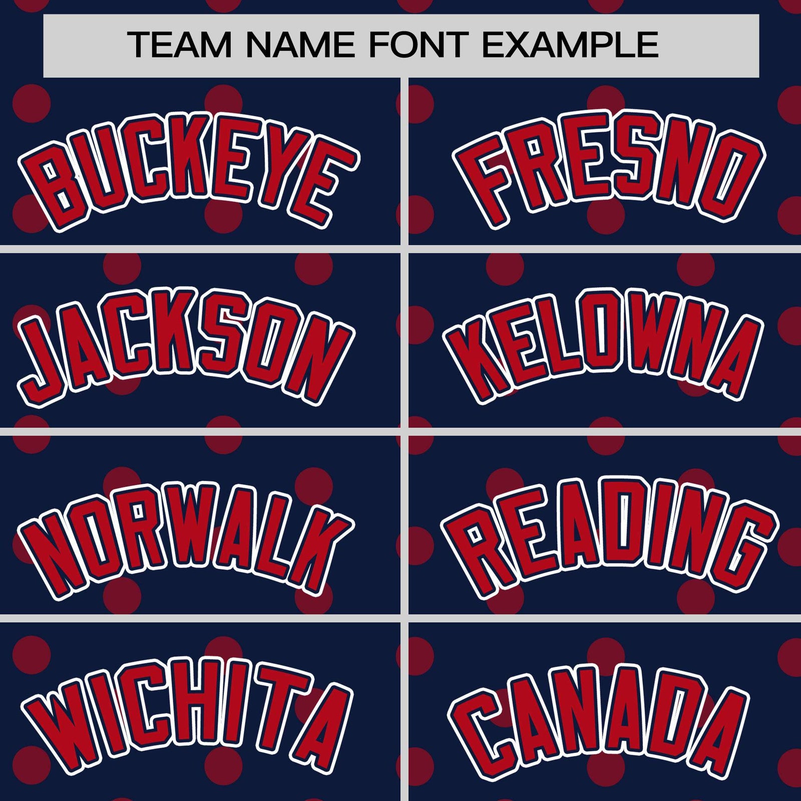 Custom Navy Red Personalized Polka Dot Graffiti Pattern Authentic Baseball Jersey