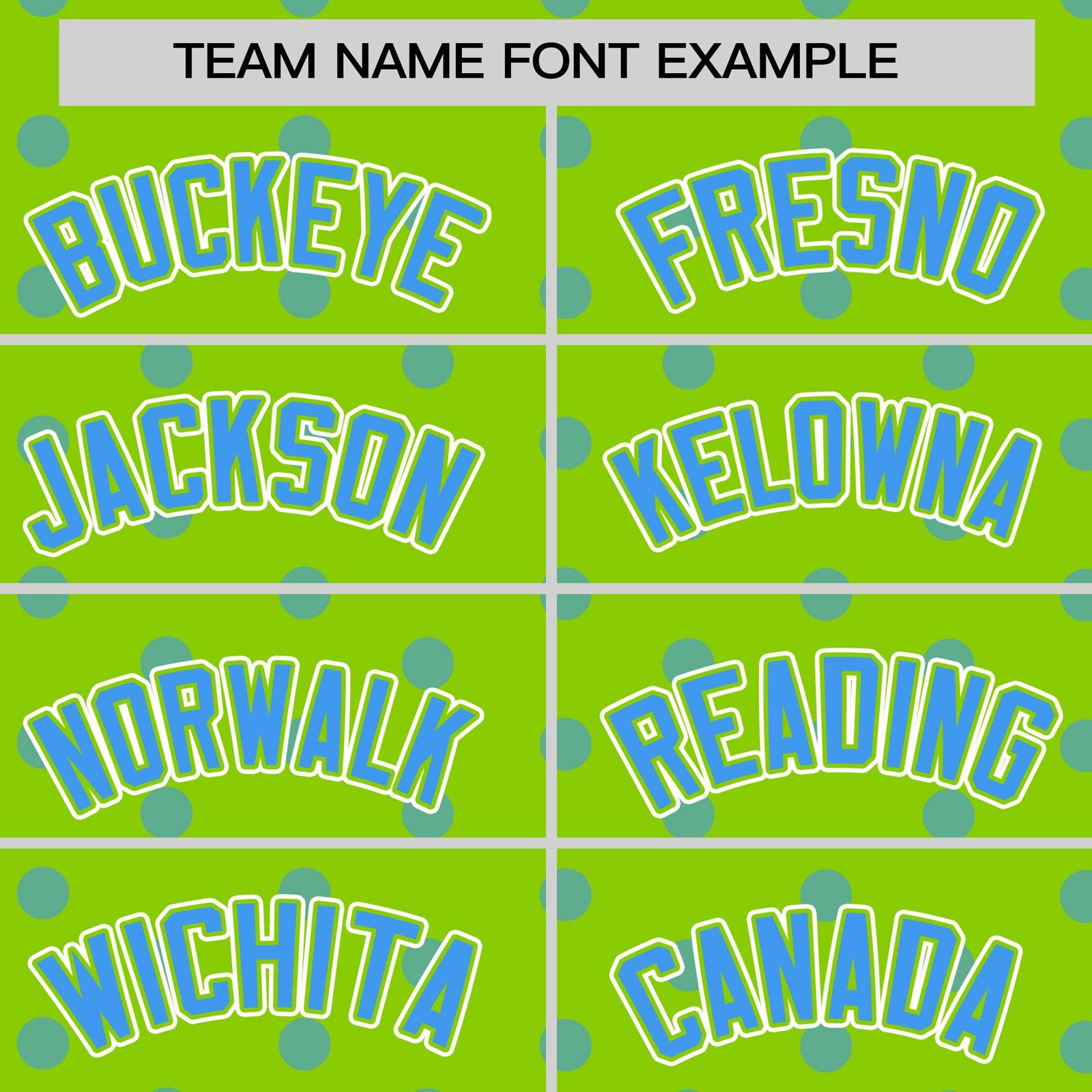 Custom Neon Green Powder Blue Personalized Polka Dot Graffiti Pattern Authentic Baseball Jersey