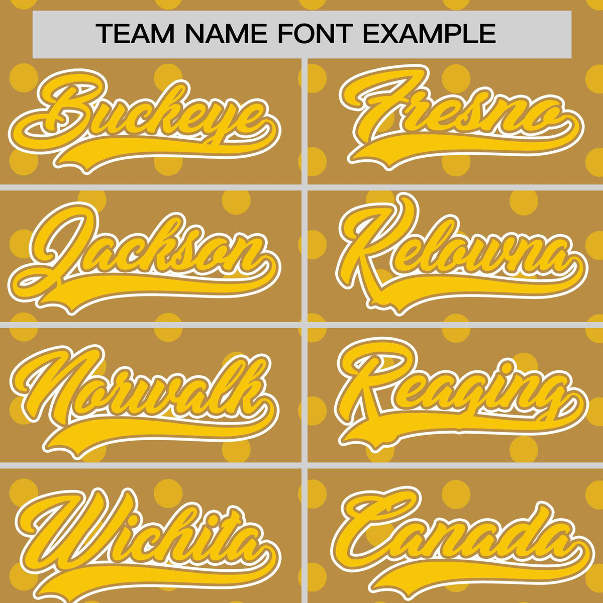 Custom Old Gold Gold Personalized Polka Dot Graffiti Pattern Authentic Baseball Jersey