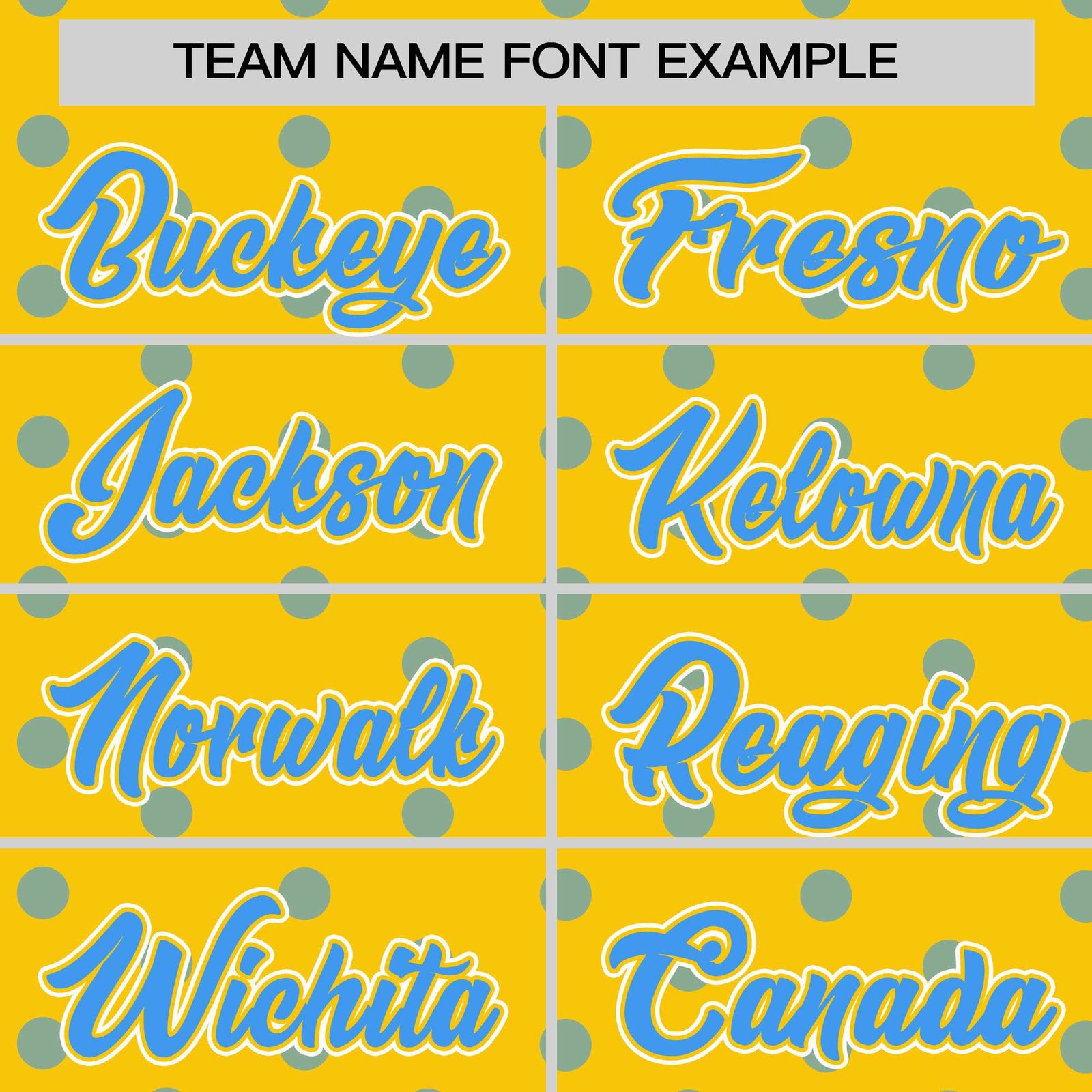 Custom Gold Powder Blue Personalized Polka Dot Graffiti Pattern Authentic Baseball Jersey