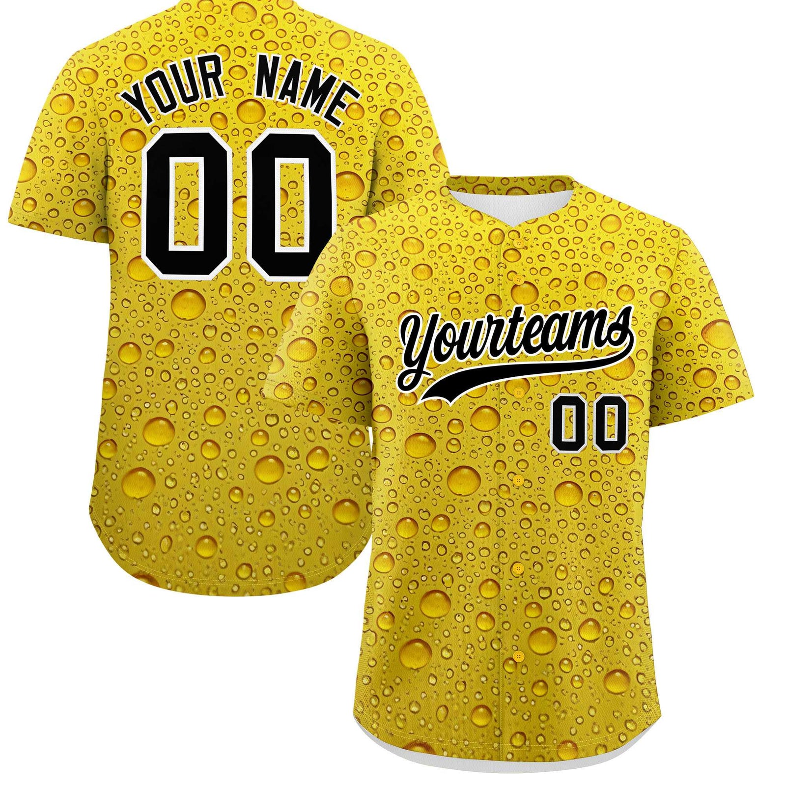 Custom Gold Personalized Team Shirts for Parties & Training | KXKSHOP