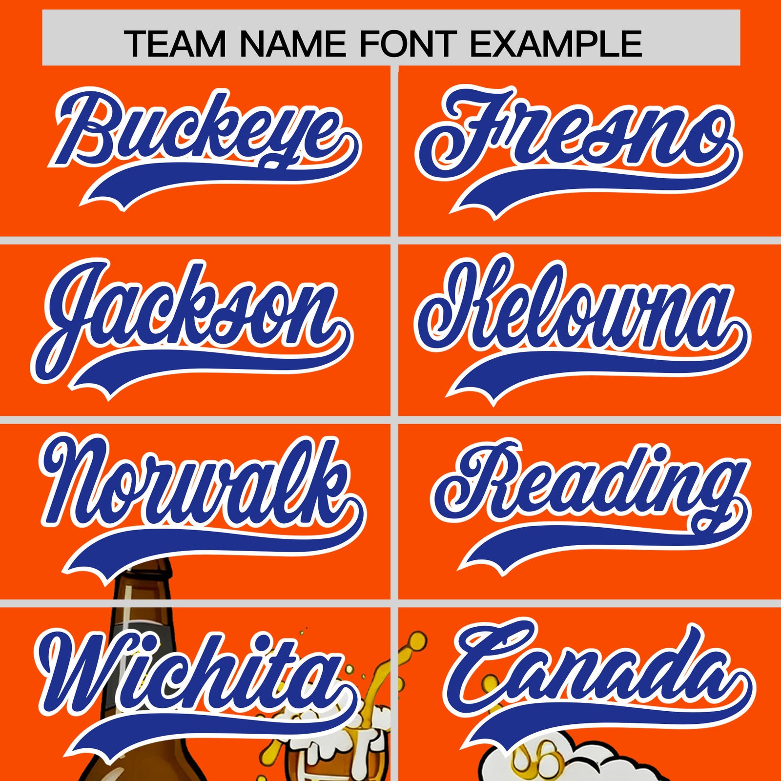 Custom Orange Personalized Team Shirts for Parties & Training | KXKSHOP