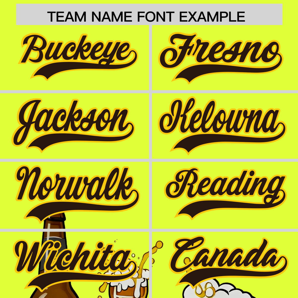 Custom Fluorescent Green Personalized Team Shirts for Parties &amp; Training | KXKSHOP