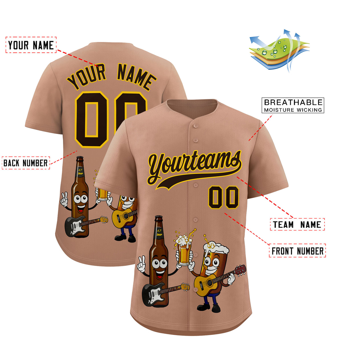 Custom Coffee Personalized Team Shirts for Parties & Training | KXKSHOP
