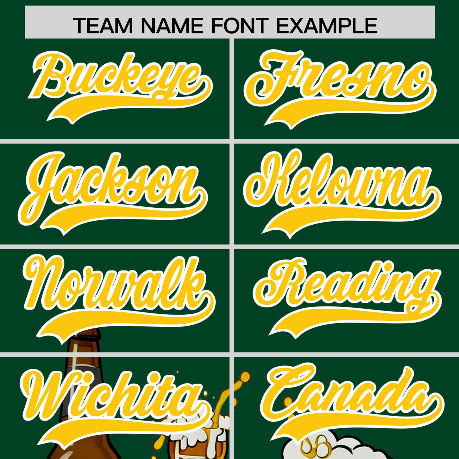 Custom Green Personalized Team Shirts for Parties & Training | KXKSHOP