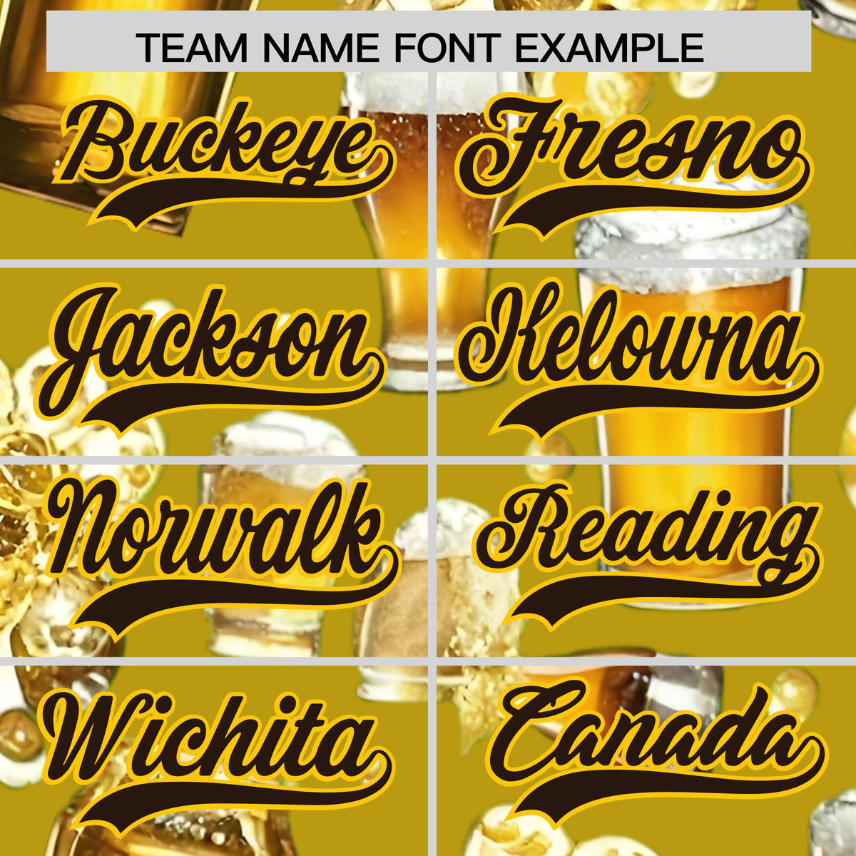 Custom Old Gold Personalized Team Shirts for Parties &amp; Training | KXKSHOP