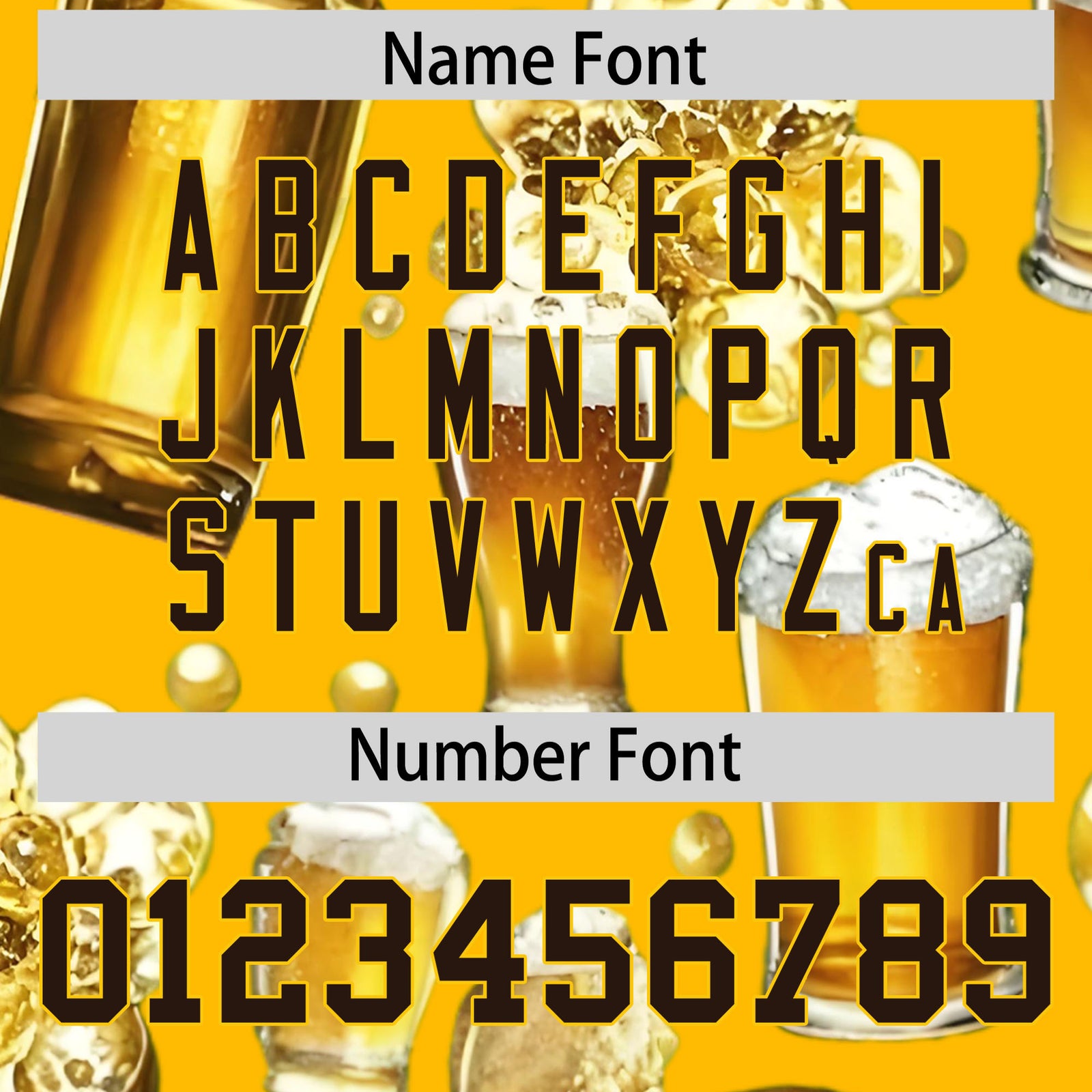 Custom Yellow Personalized Team Shirts for Parties & Training | KXKSHOP