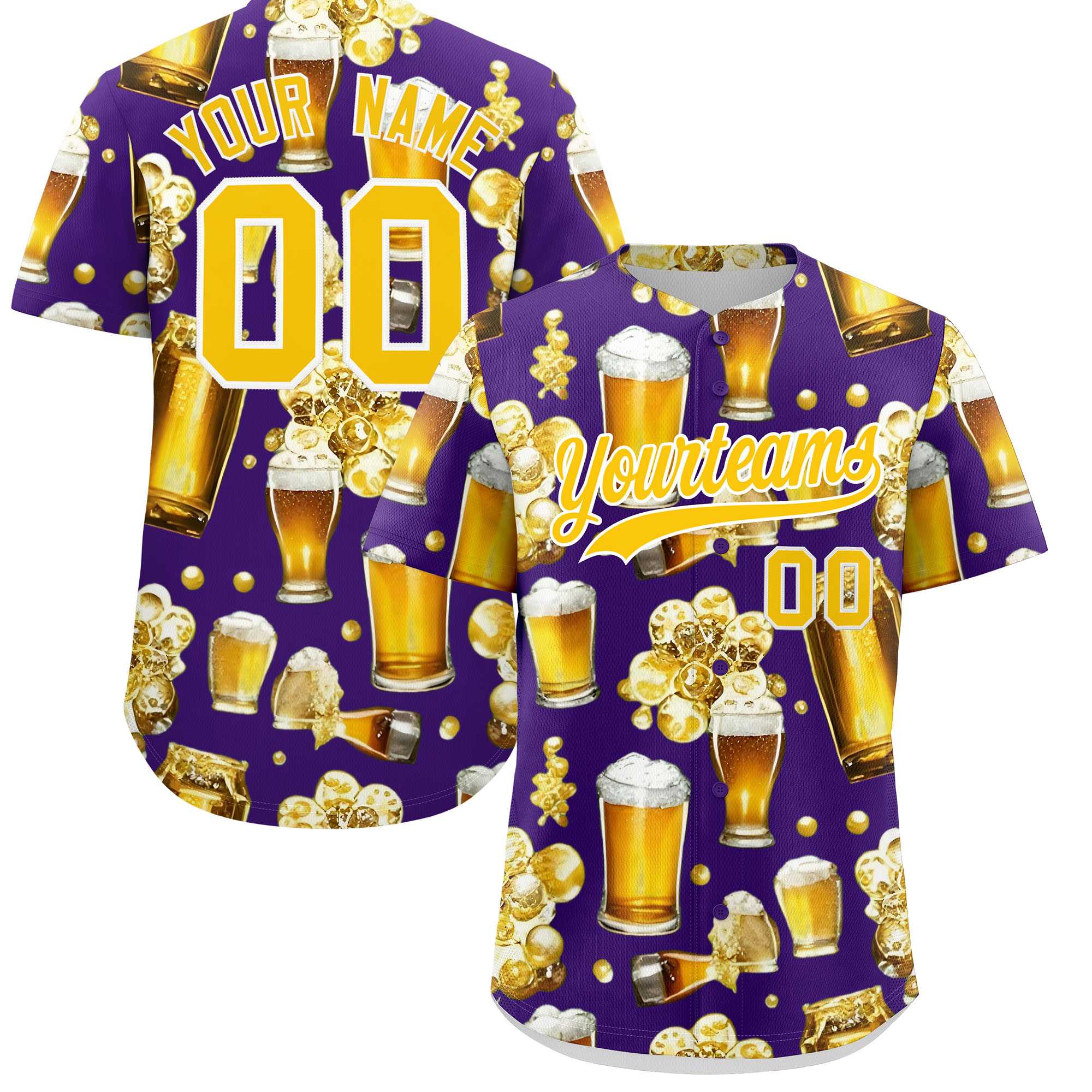 Custom Purple Personalized Team Shirts for Parties & Training | KXKSHOP