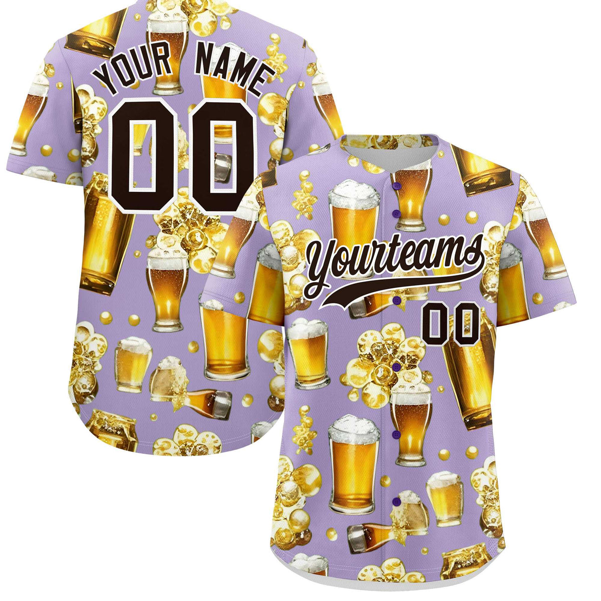 Custom Light Purple Personalized Team Shirts for Parties &amp; Training | KXKSHOP