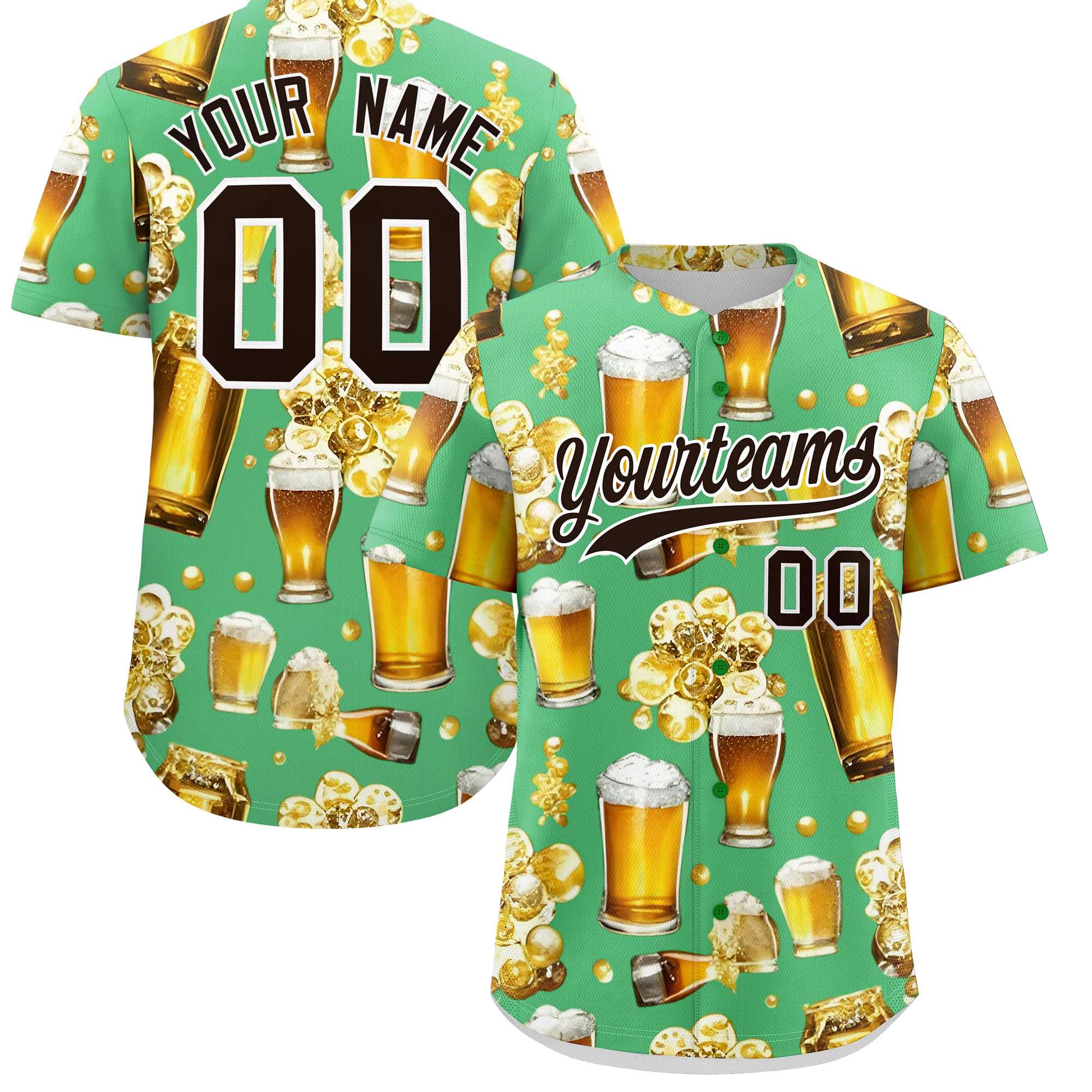 Custom Neon Green Personalized Team Shirts for Parties & Training | KXKSHOP