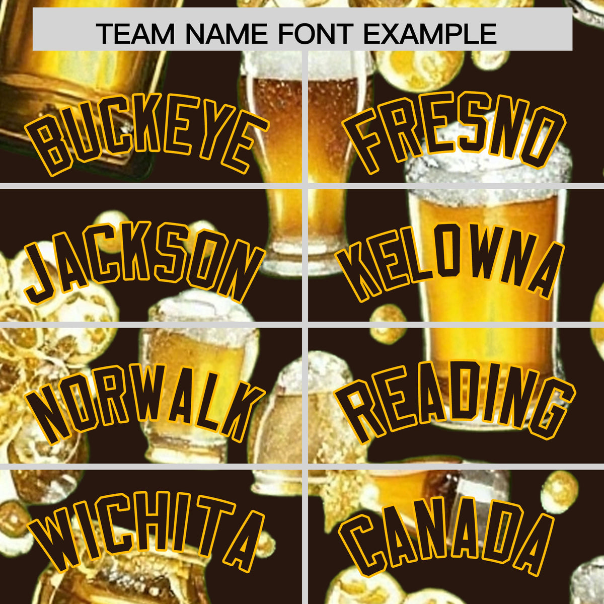 Custom Brown Personalized Team Shirts for Parties & Training | KXKSHOP