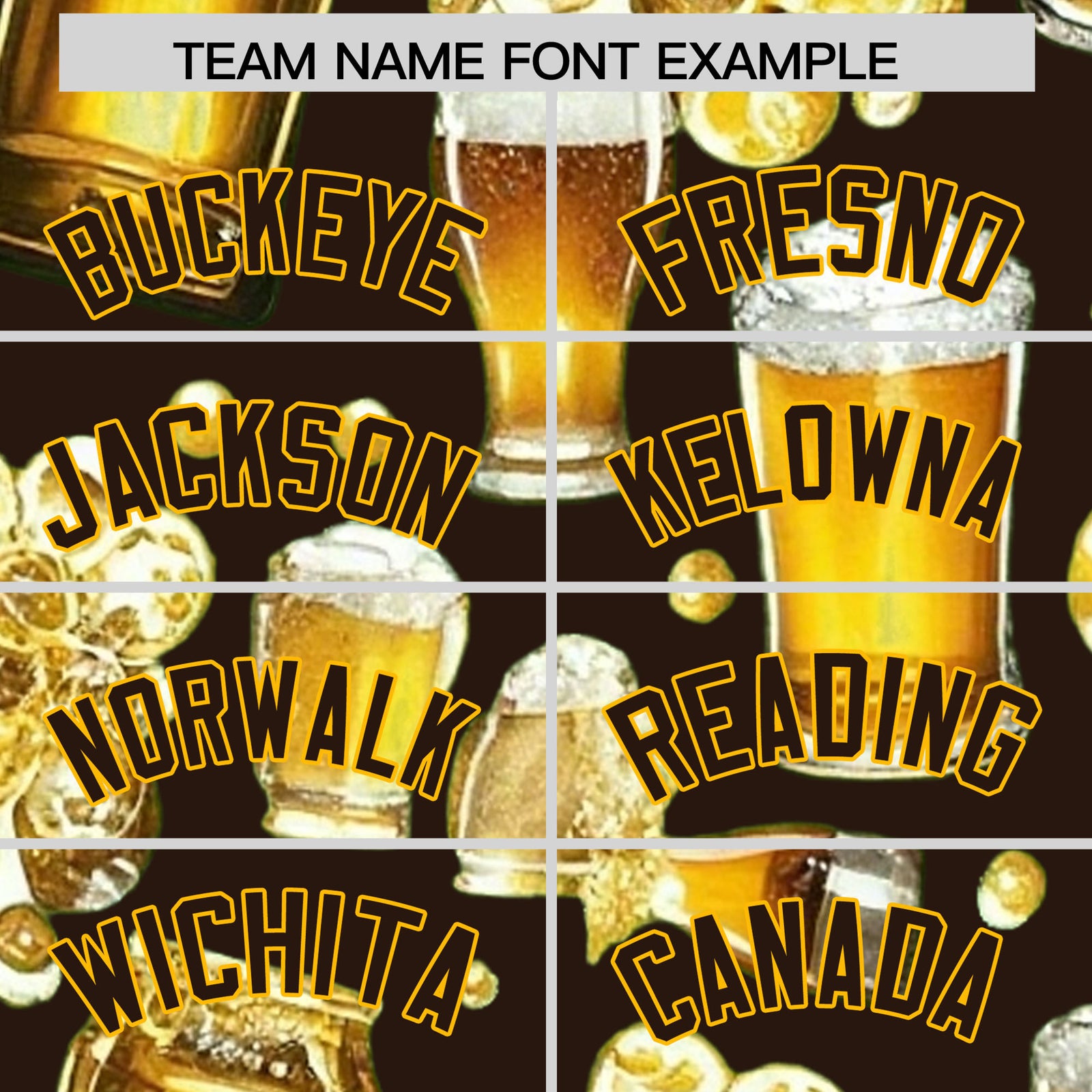 Custom Brown Personalized Team Shirts for Parties & Training | KXKSHOP