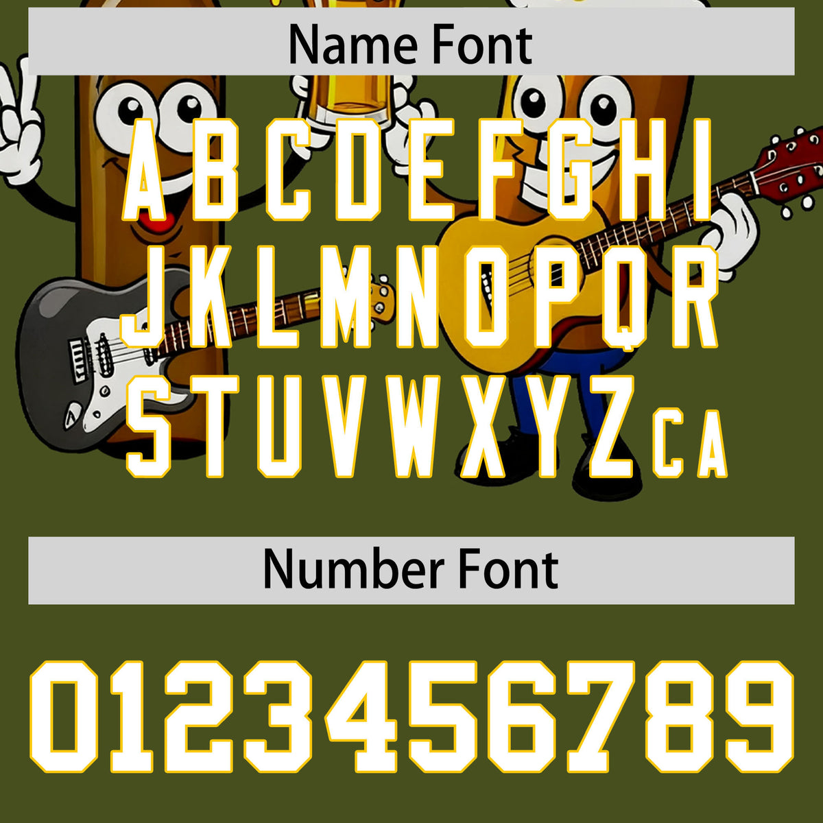 Custom Olive Personalized Team Shirts for Parties &amp; Training | KXKSHOP