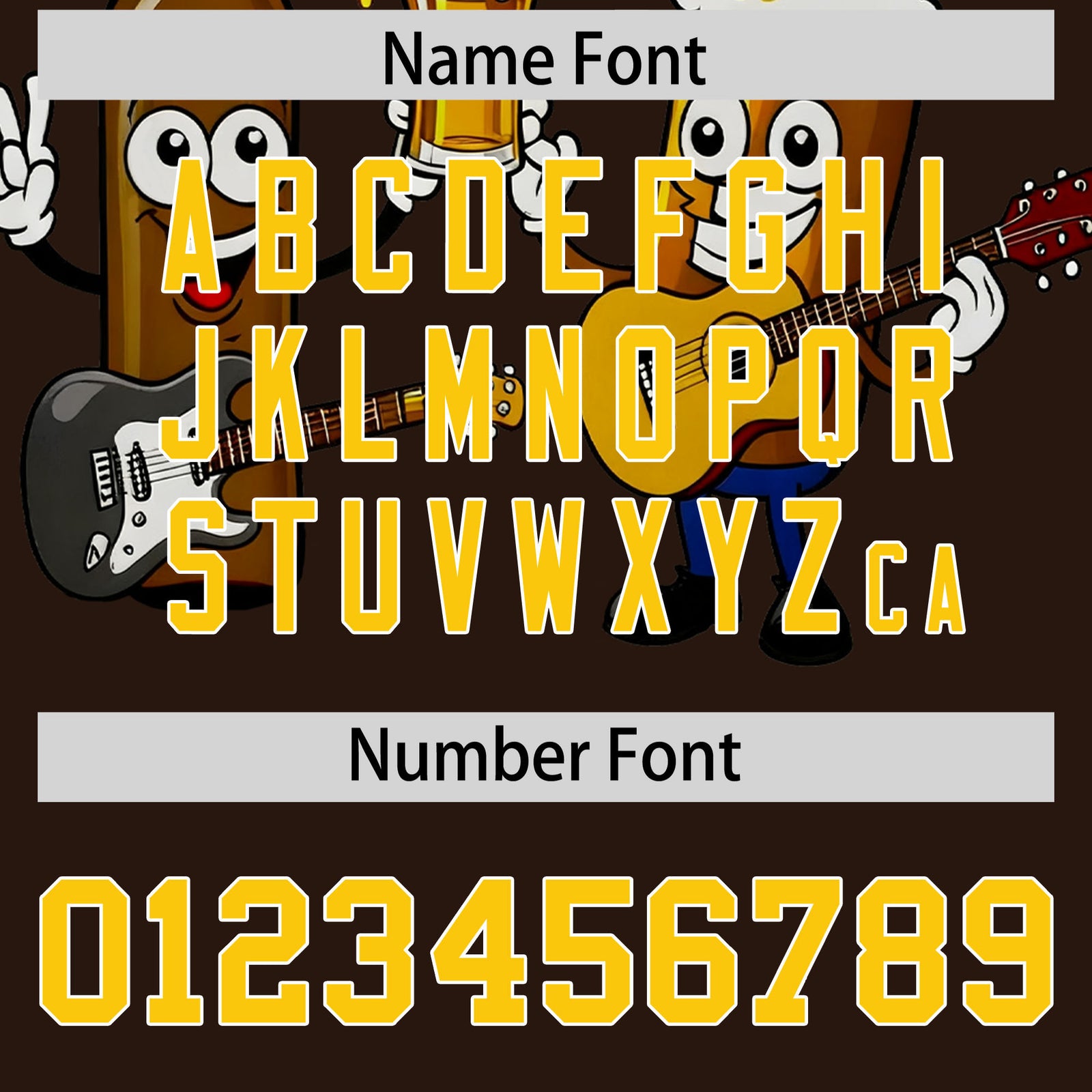 Custom Brown Personalized Team Shirts for Parties & Training | KXKSHOP