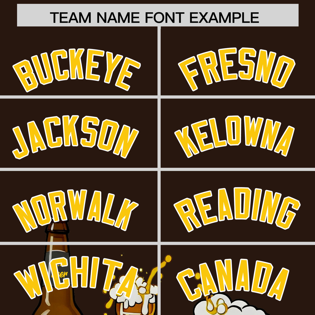 Custom Brown Personalized Team Shirts for Parties & Training | KXKSHOP