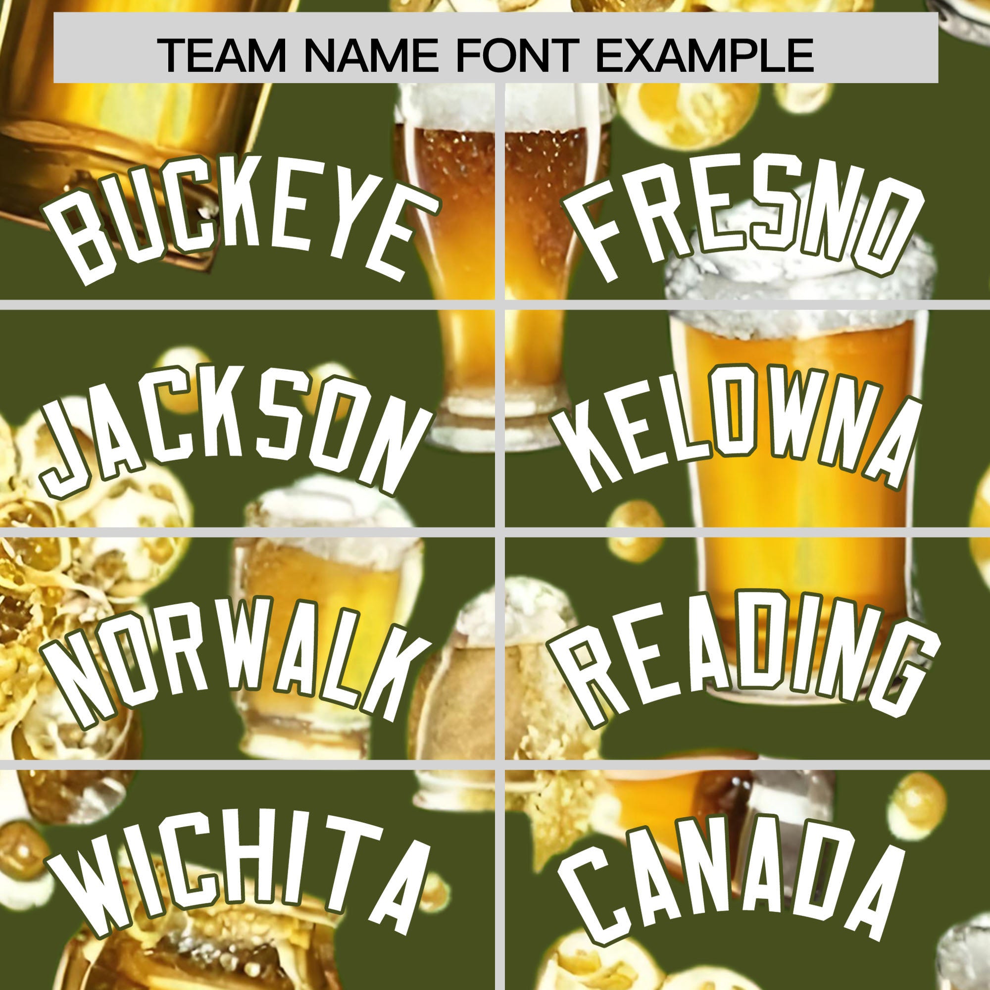 Custom Olive Personalized Team Shirts for Parties & Training | KXKSHOP
