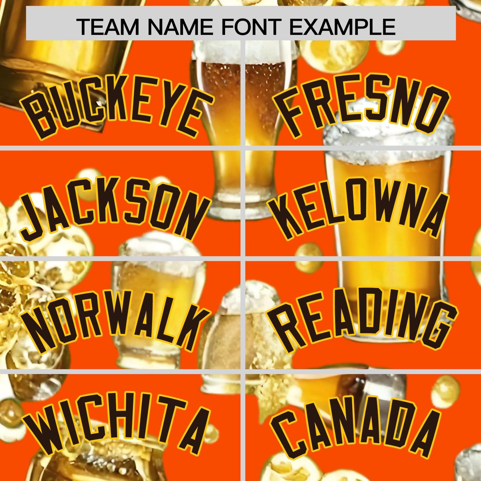 Custom Orange Personalized Team Shirts for Parties & Training | KXKSHOP