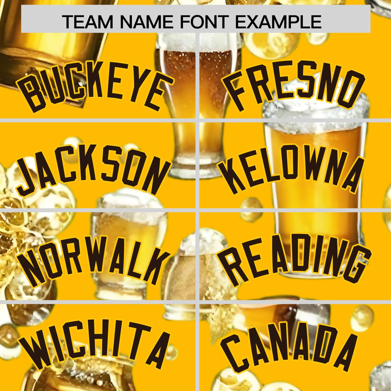Custom Yellow Personalized Team Shirts for Parties & Training | KXKSHOP