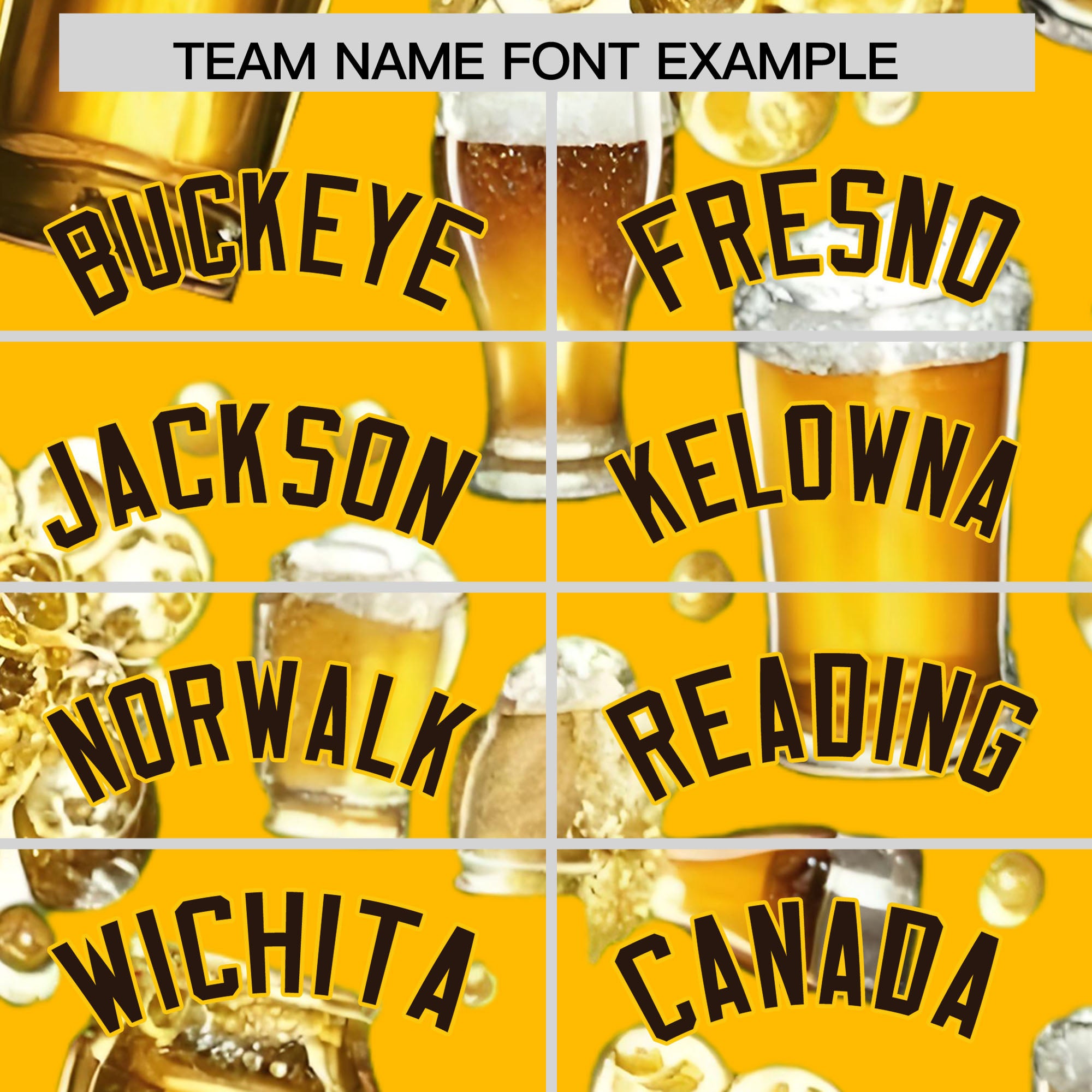 Custom Yellow Personalized Team Shirts for Parties & Training | KXKSHOP