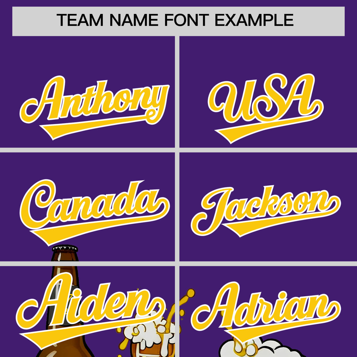 Custom Purple Personalized Team Shirts for Parties &amp; Training | KXKSHOP