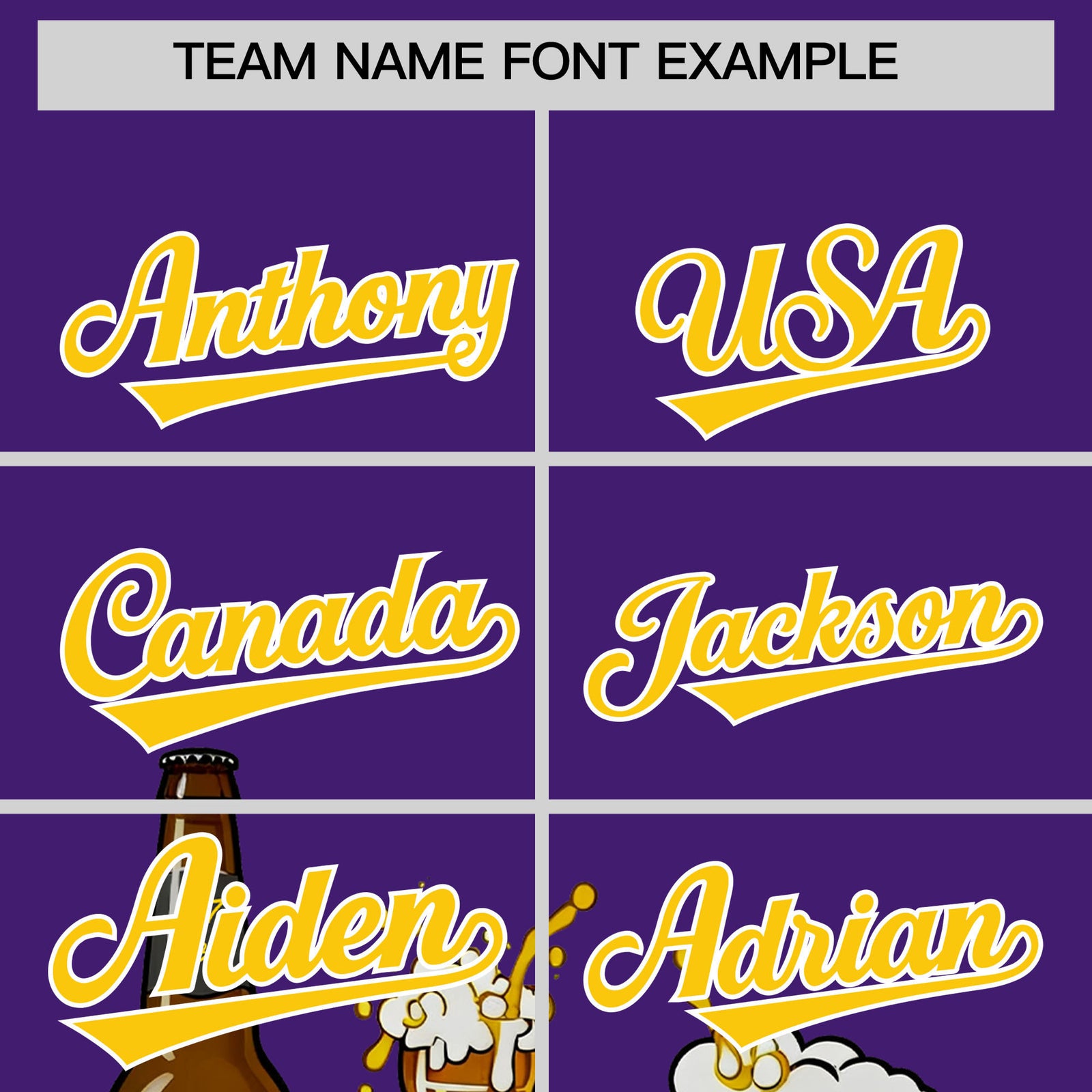 Custom Purple Personalized Team Shirts for Parties & Training | KXKSHOP