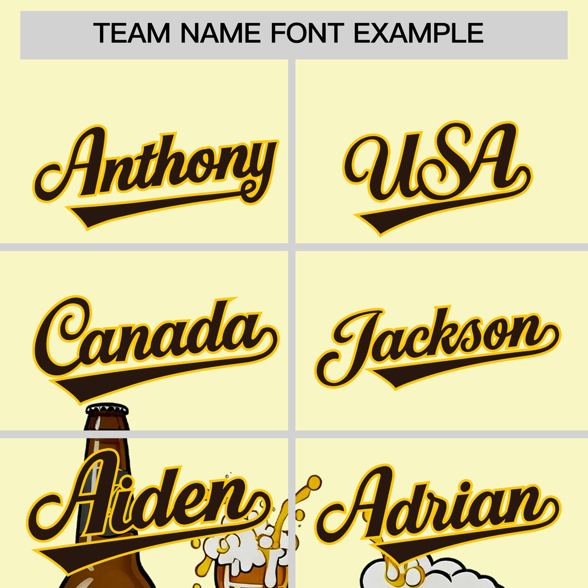 Custom Cream Personalized Team Shirts for Parties & Training | KXKSHOP