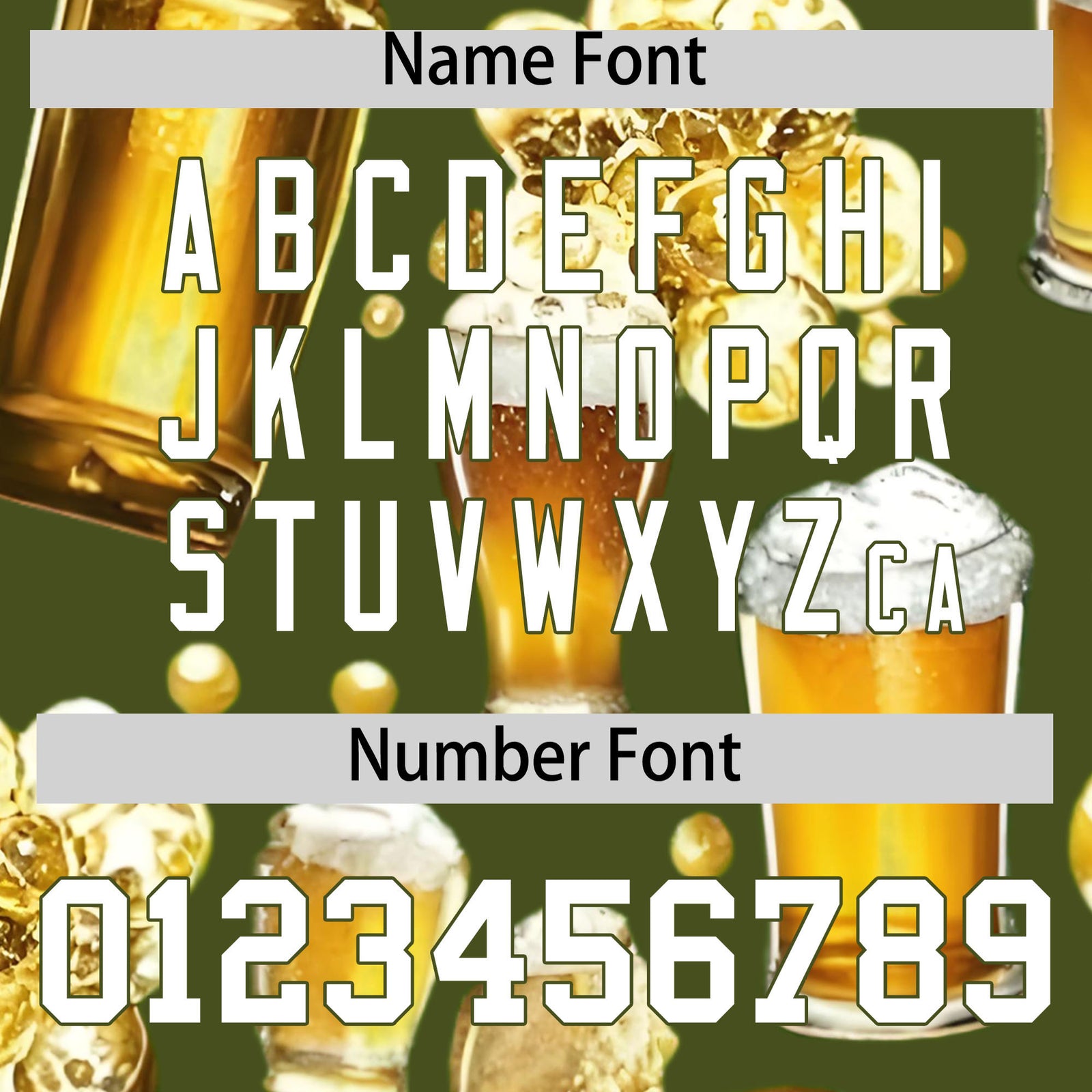 Custom Olive Personalized Team Shirts for Parties & Training | KXKSHOP