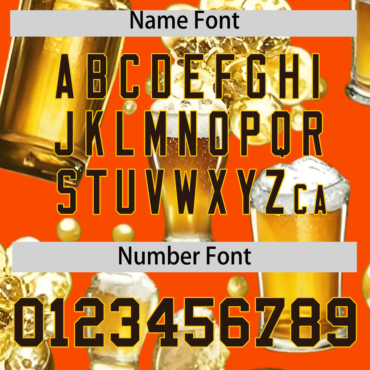 Custom Orange Personalized Team Shirts for Parties &amp; Training | KXKSHOP