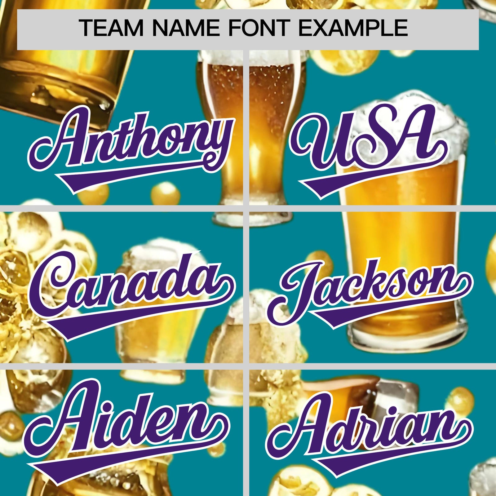 Custom Teal Personalized Team Shirts for Parties & Training | KXKSHOP