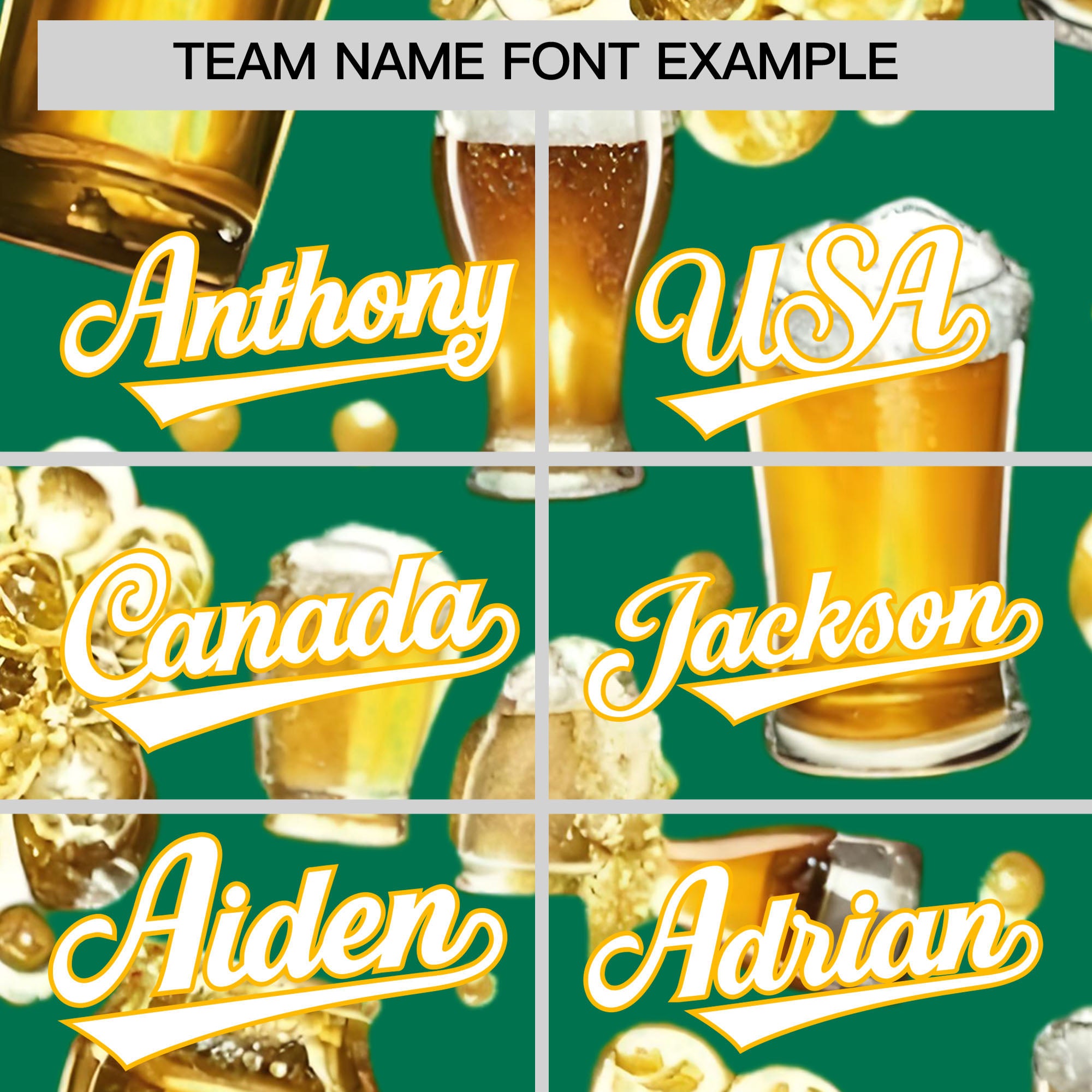 Custom Kelly Green Personalized Team Shirts for Parties & Training | KXKSHOP