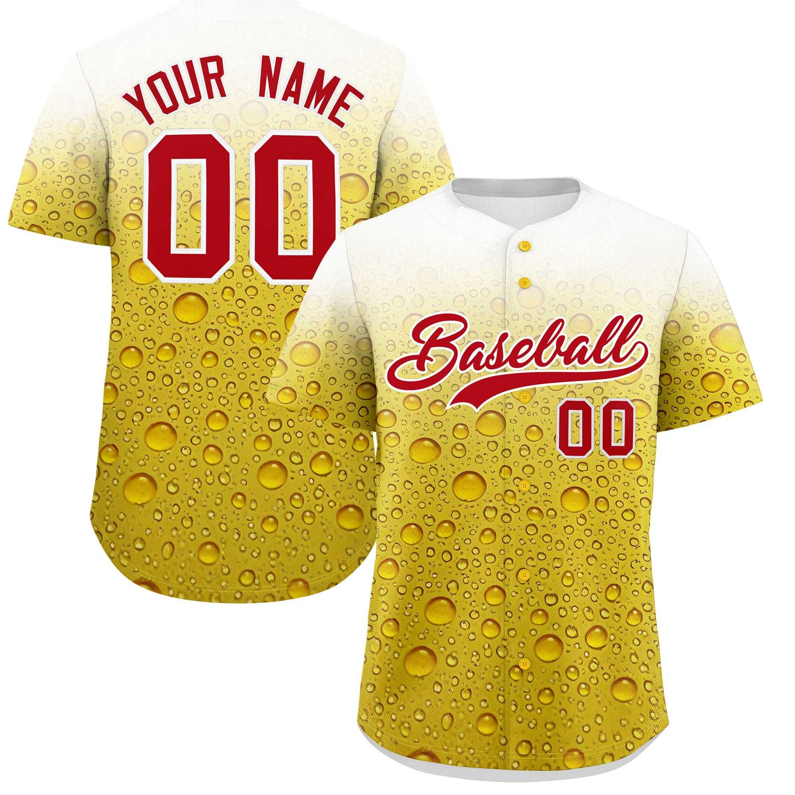 Custom Gold Personalized Team Shirts for Parties & Training | KXKSHOP