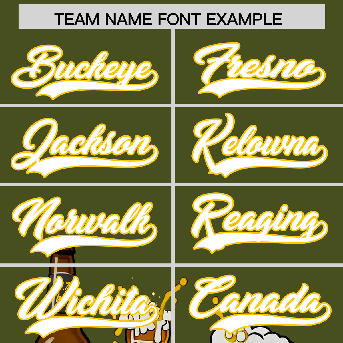 Custom Olive Personalized Team Shirts for Parties &amp; Training | KXKSHOP