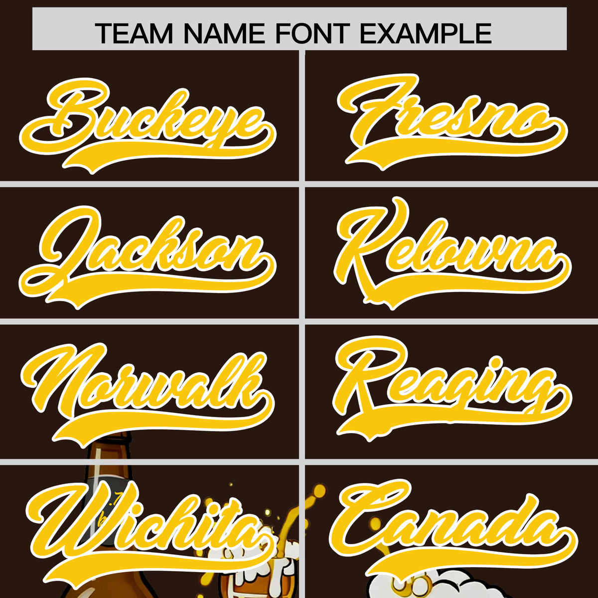 Custom Brown Personalized Team Shirts for Parties & Training | KXKSHOP
