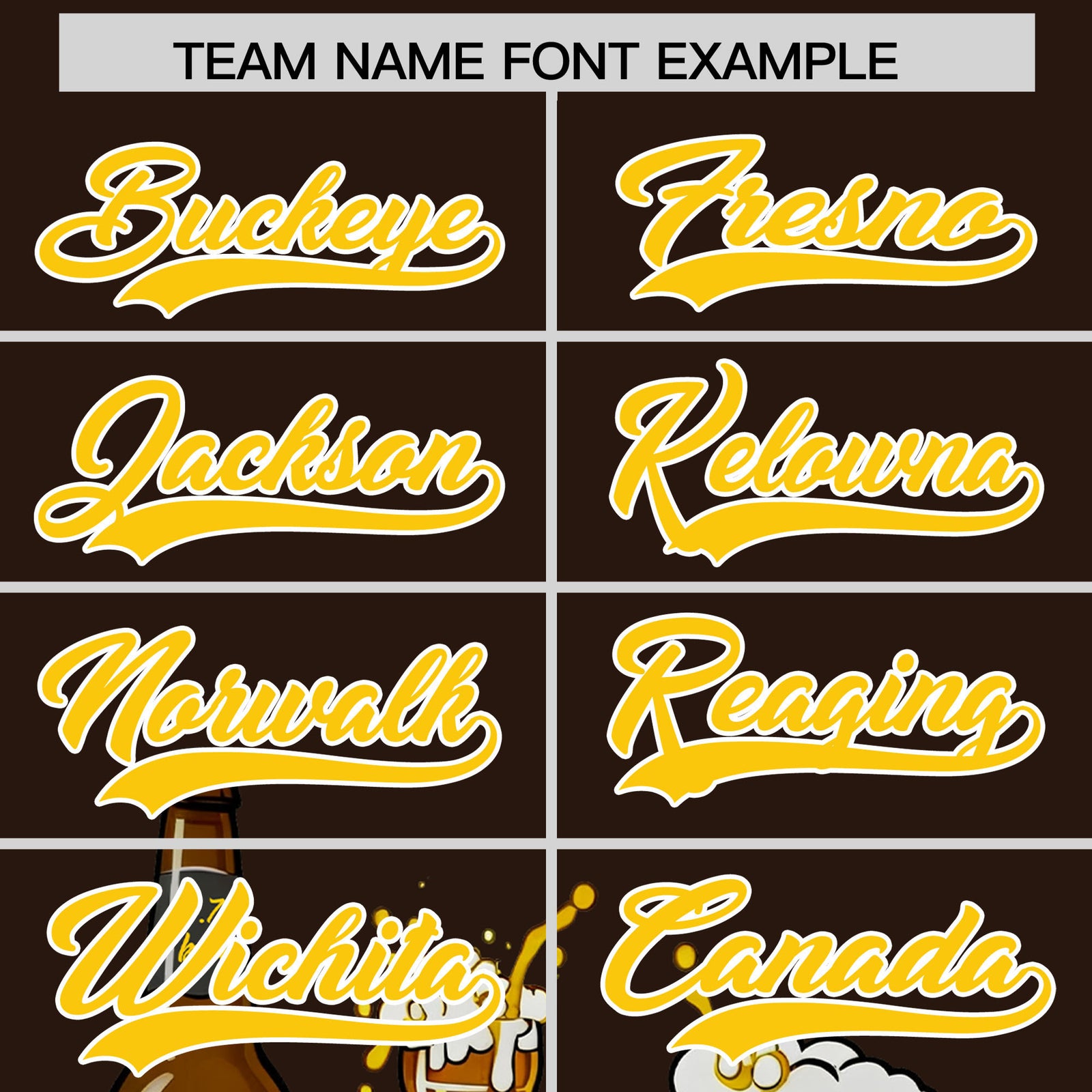Custom Brown Personalized Team Shirts for Parties & Training | KXKSHOP
