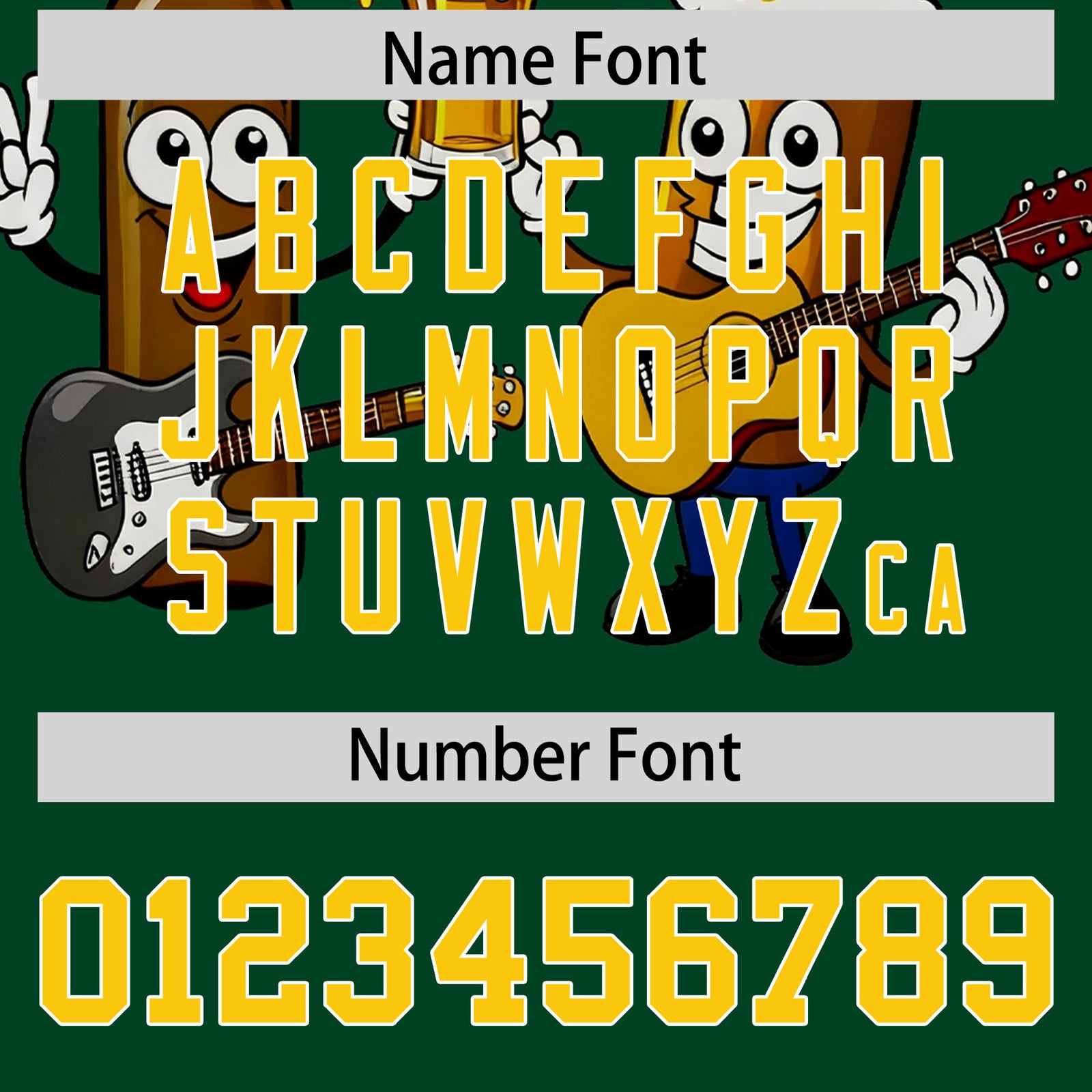 Custom Green Personalized Team Shirts for Parties & Training | KXKSHOP