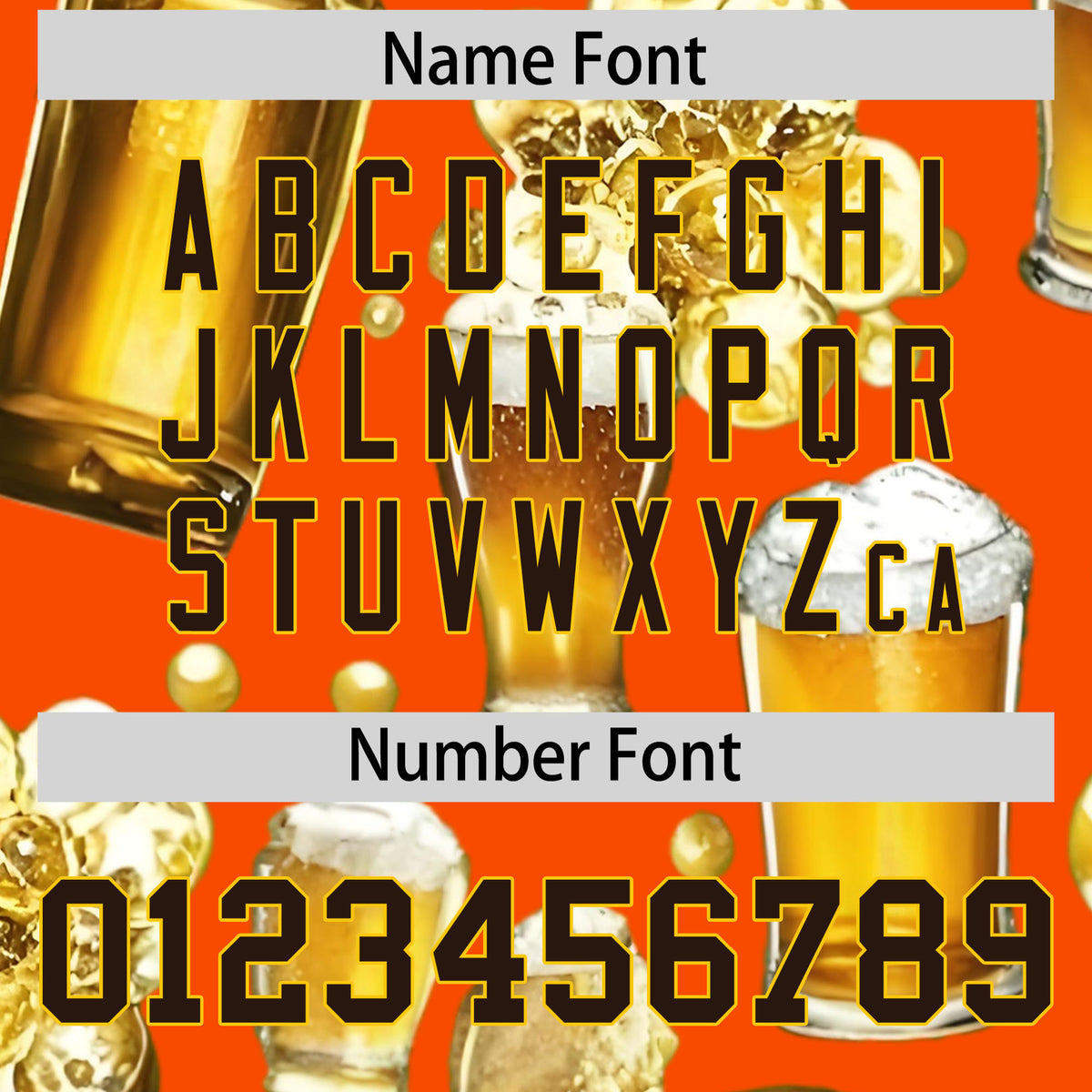 Custom Orange Personalized Team Shirts for Parties &amp; Training | KXKSHOP