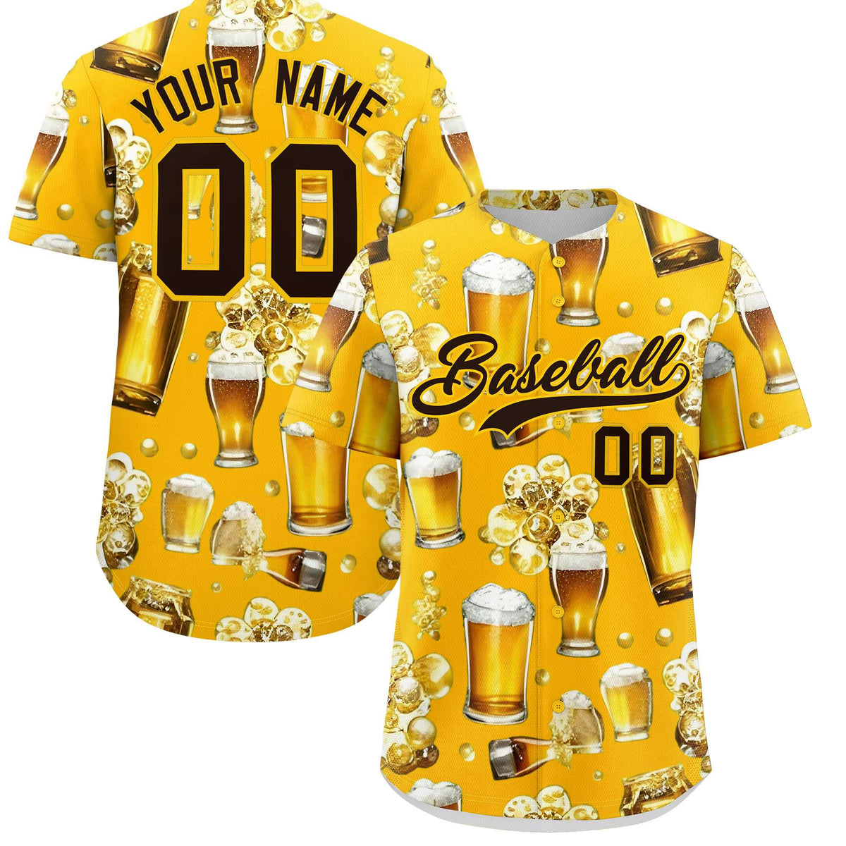 Custom Yellow Personalized Team Shirts for Parties &amp; Training | KXKSHOP