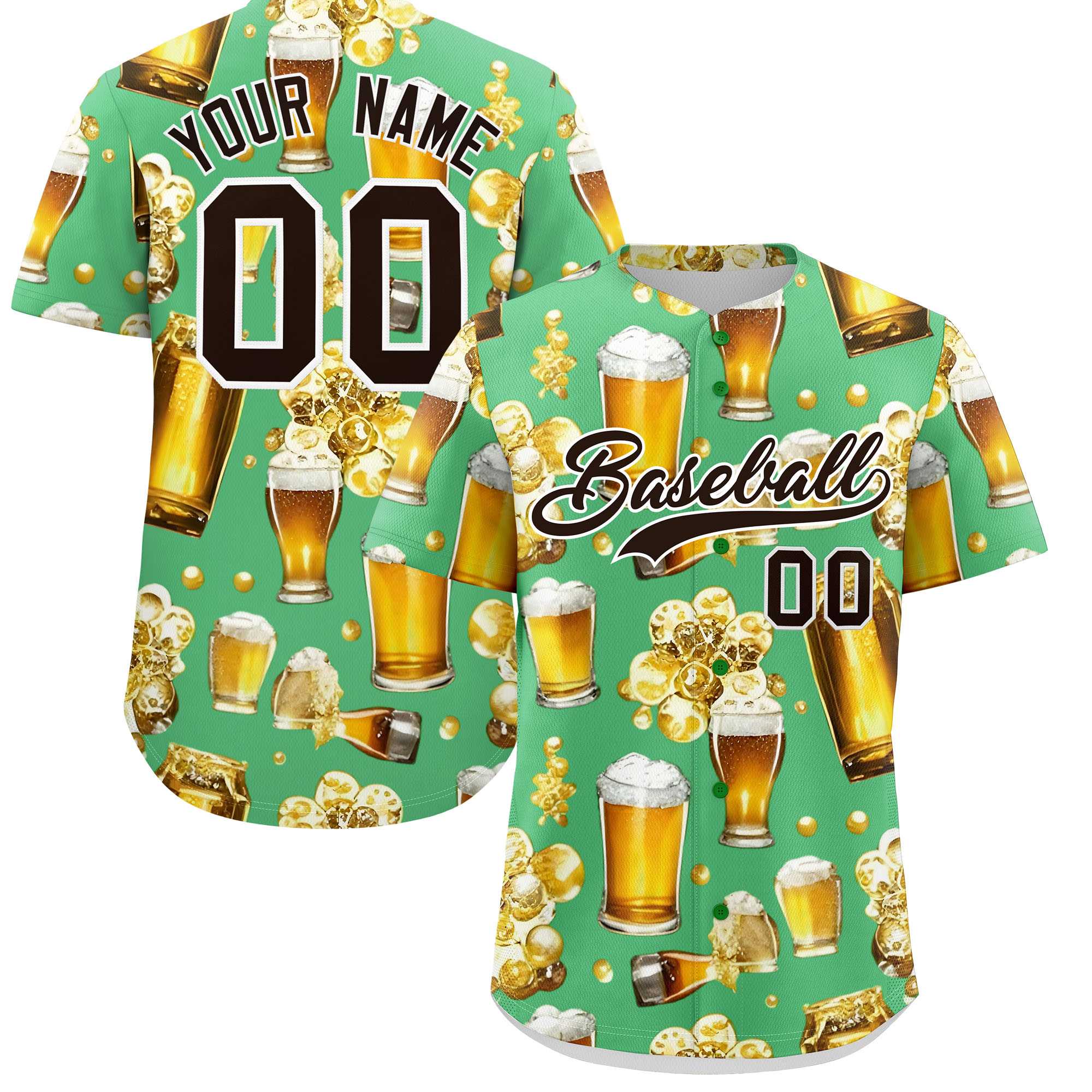 Custom Neon Green Personalized Team Shirts for Parties & Training | KXKSHOP