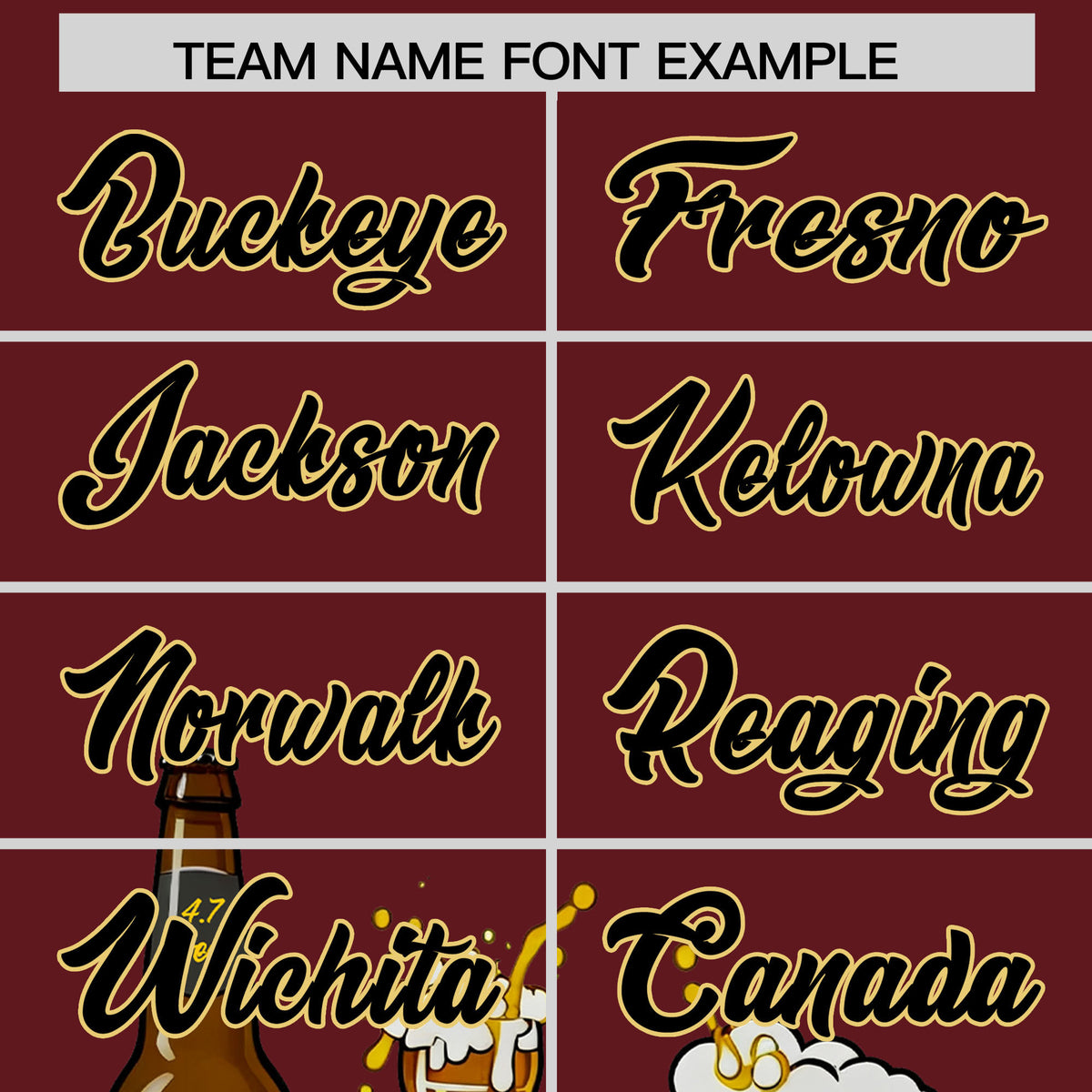 Custom Burgundy Personalized Team Shirts for Parties & Training | KXKSHOP