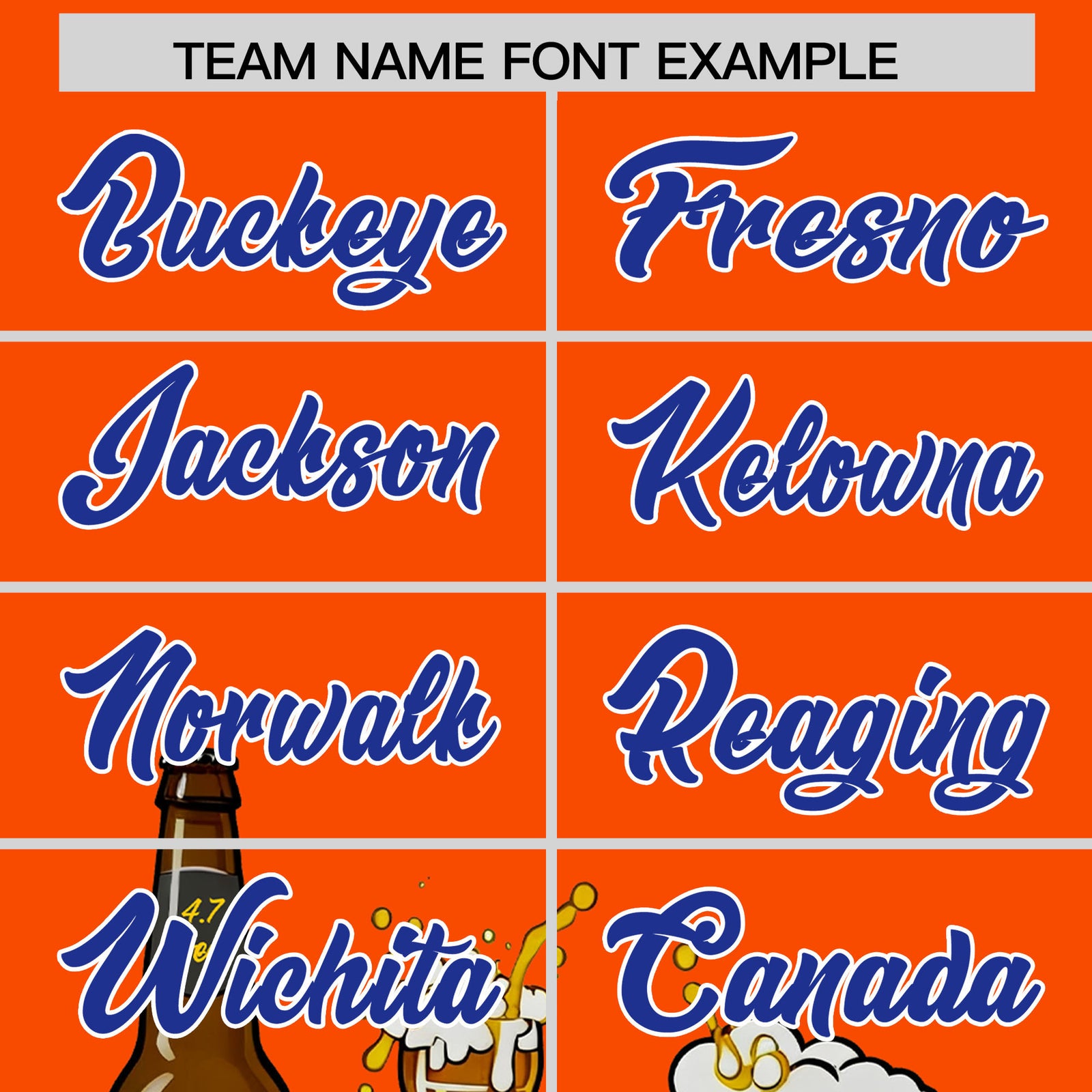 Custom Orange Personalized Team Shirts for Parties & Training | KXKSHOP