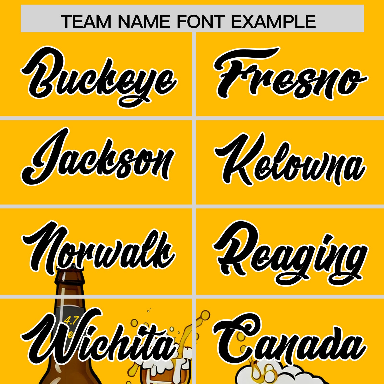 Custom Yellow Personalized Team Shirts for Parties & Training | KXKSHOP