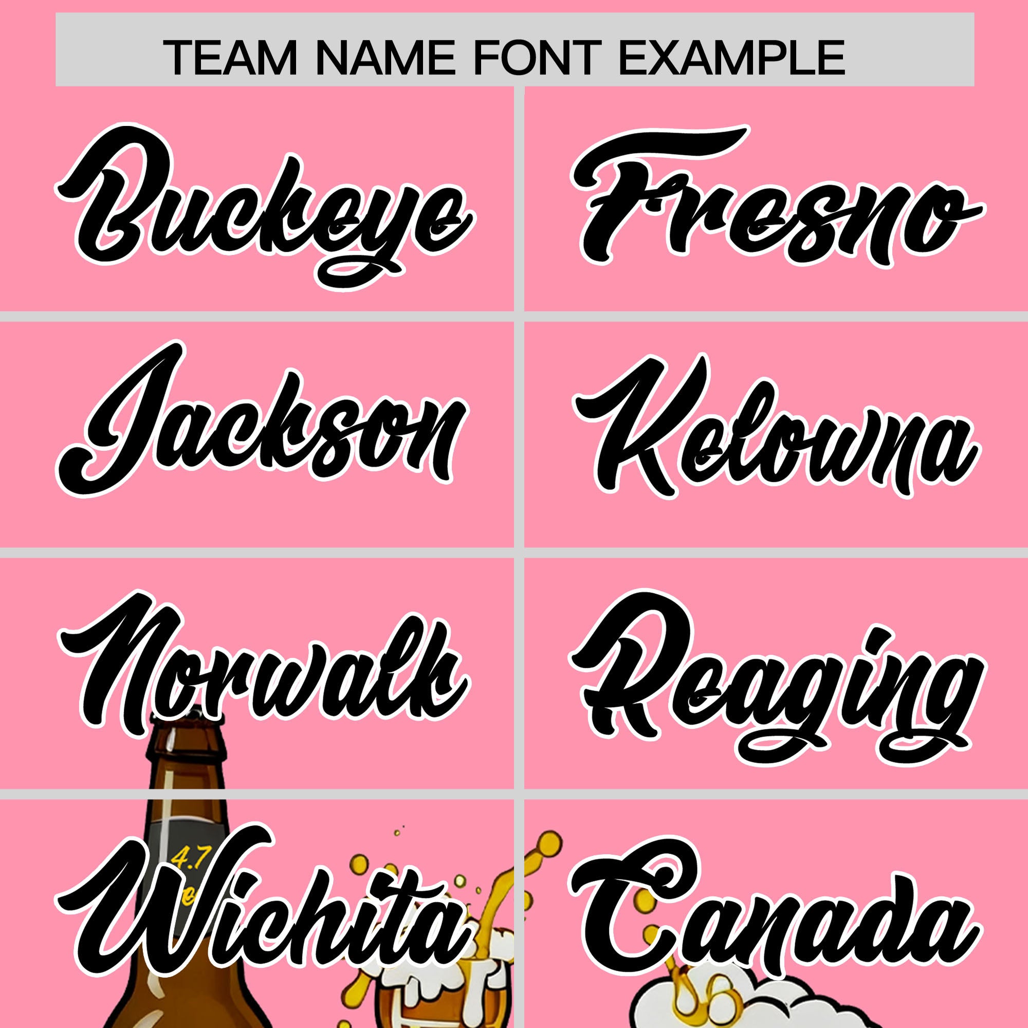 Custom Light Pink Personalized Team Shirts for Parties & Training | KXKSHOP