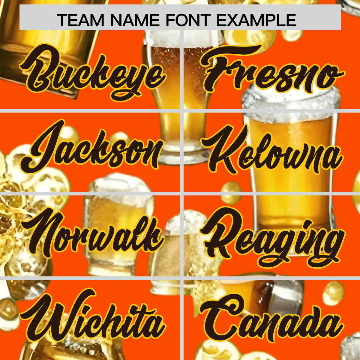 Custom Orange Personalized Team Shirts for Parties &amp; Training | KXKSHOP