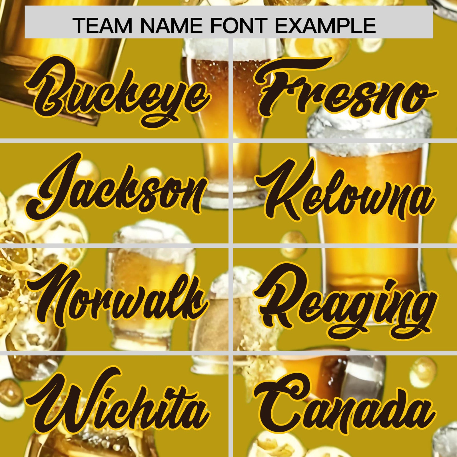 Custom Old Gold Personalized Team Shirts for Parties & Training | KXKSHOP