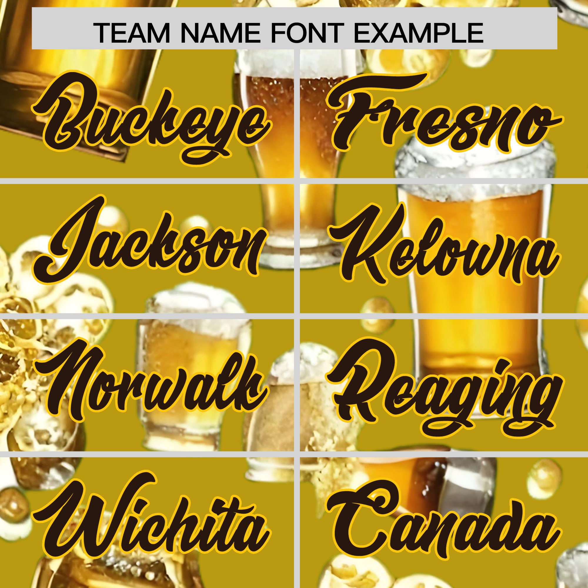Custom Old Gold Personalized Team Shirts for Parties & Training | KXKSHOP