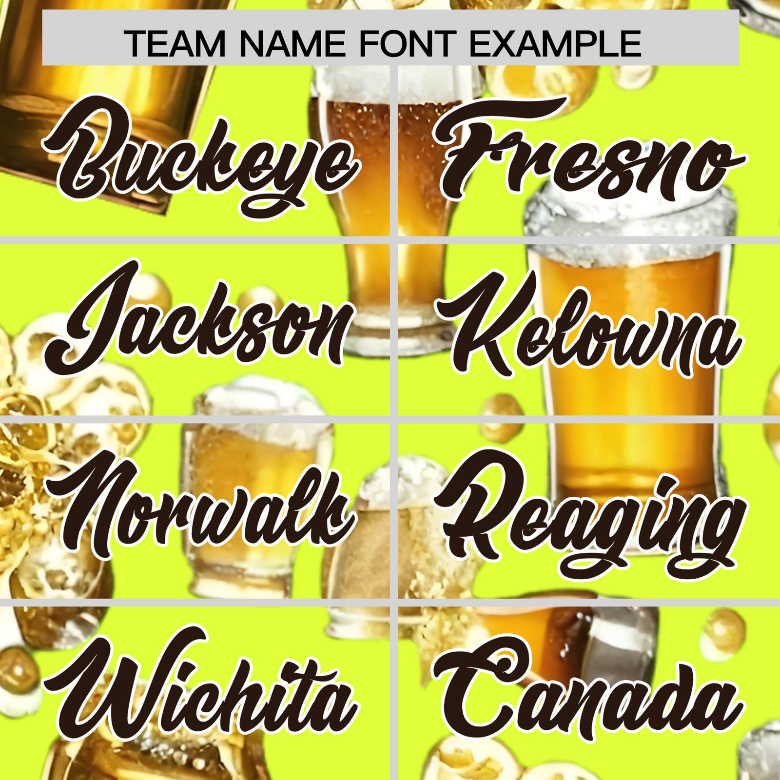 Custom Fluorescent Green Personalized Team Shirts for Parties & Training | KXKSHOP