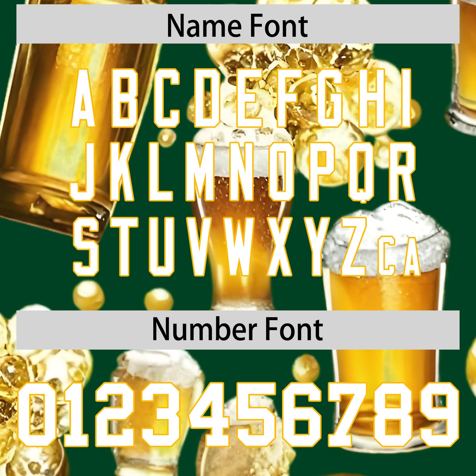 Custom Green Personalized Team Shirts for Parties & Training | KXKSHOP